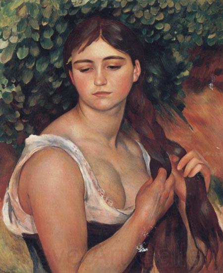 Pierre Renoir The Braid(suzanne Vdaladon)